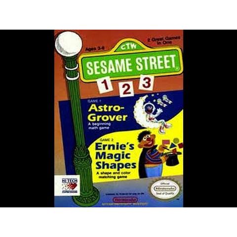 Sesame Street 123 (Nintendo Entertainment System Cartridge)