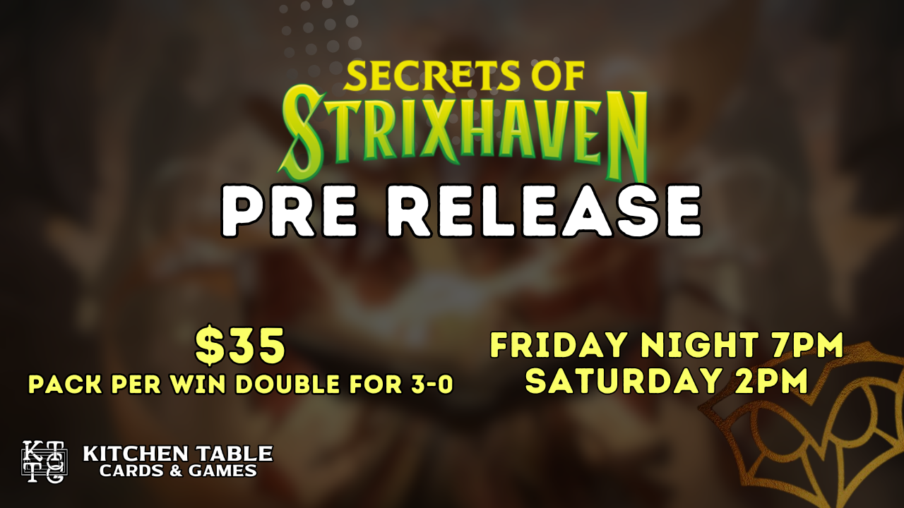 Secrets of Strixhaven Pre Release