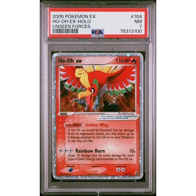 2005 EX Ho-Oh ex Holo- PSA 7