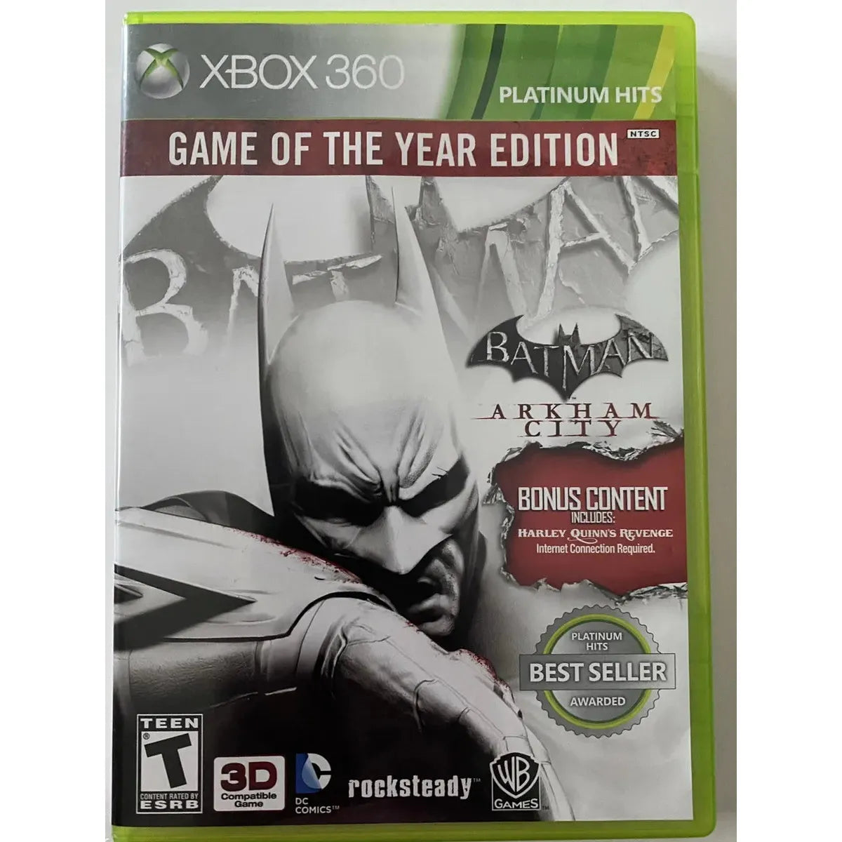 Batman Arkham City Game of the Year Edition (Xbox 360 Disc)