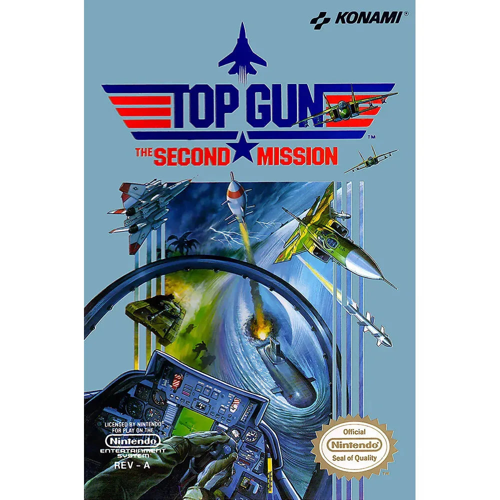 Top Gun the Second Mission (Nintendo Entertainment System Cartridge)