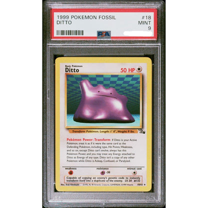 Ditto - PSA 9 - Fossil