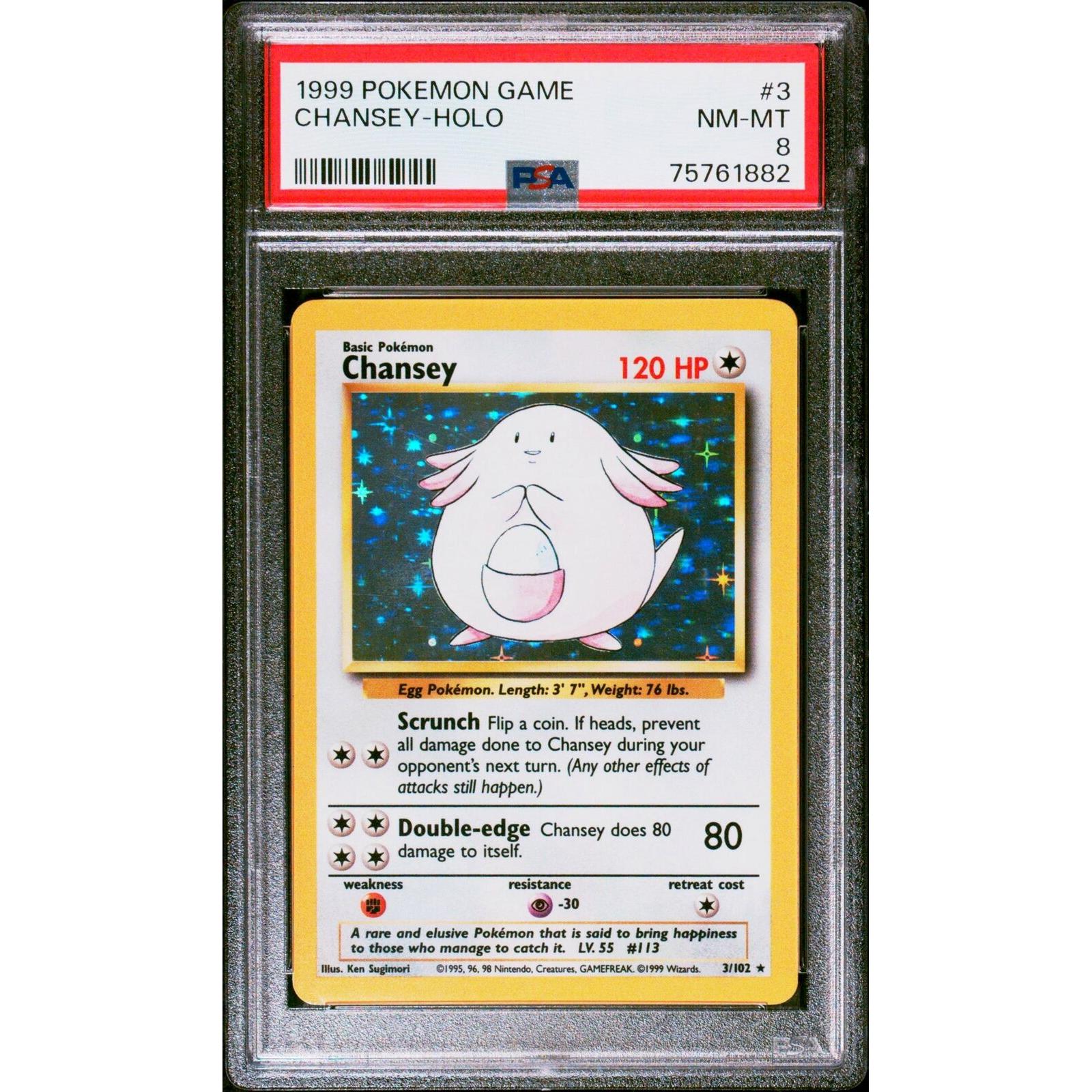 Chansey - PSA 8 - Base Set