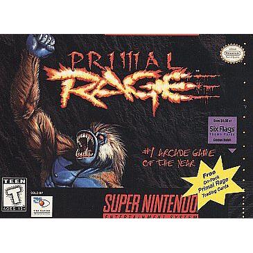 Primal Rage (Super Nintendo Cartridge)