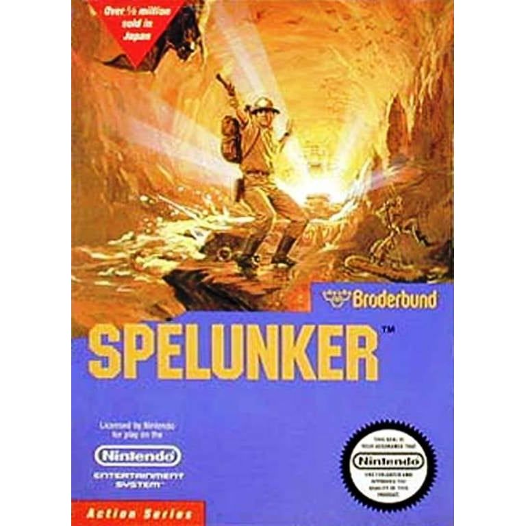 Spelunker (Nintendo Entertainment System Cartridge)