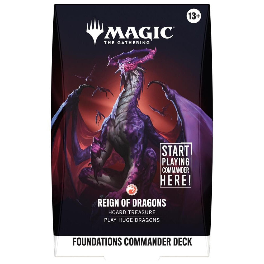 Magic: The Gathering Foundations Commander Deck - Reign of Dragons