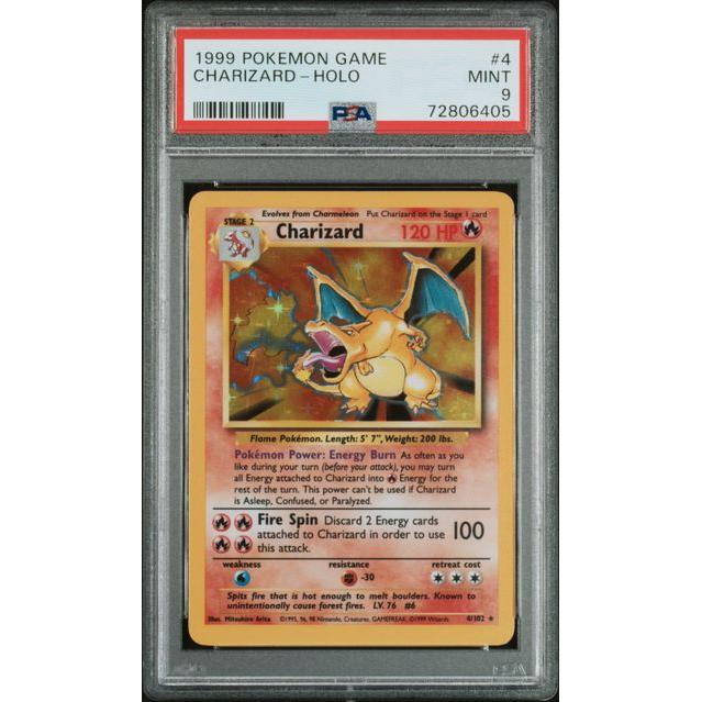 Charizard Holo - PSA 9 - Base Set