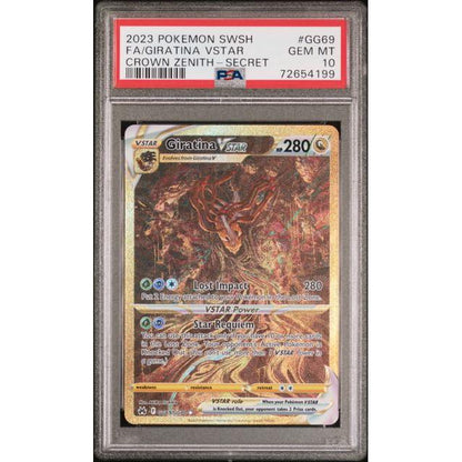 2023 (Crown Zenith) Giratina Vstar - Secret Full Art - PSA 10