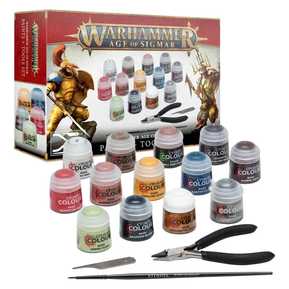 Age of Sigmar: Paint + Tools Set