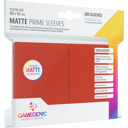 Gamegenic PRIME Matte Sleeves - 100 Pack