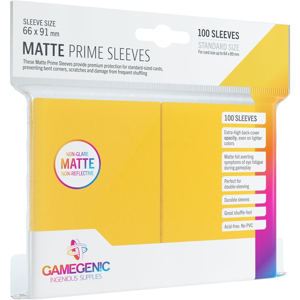 Gamegenic PRIME Matte Sleeves - 100 Pack