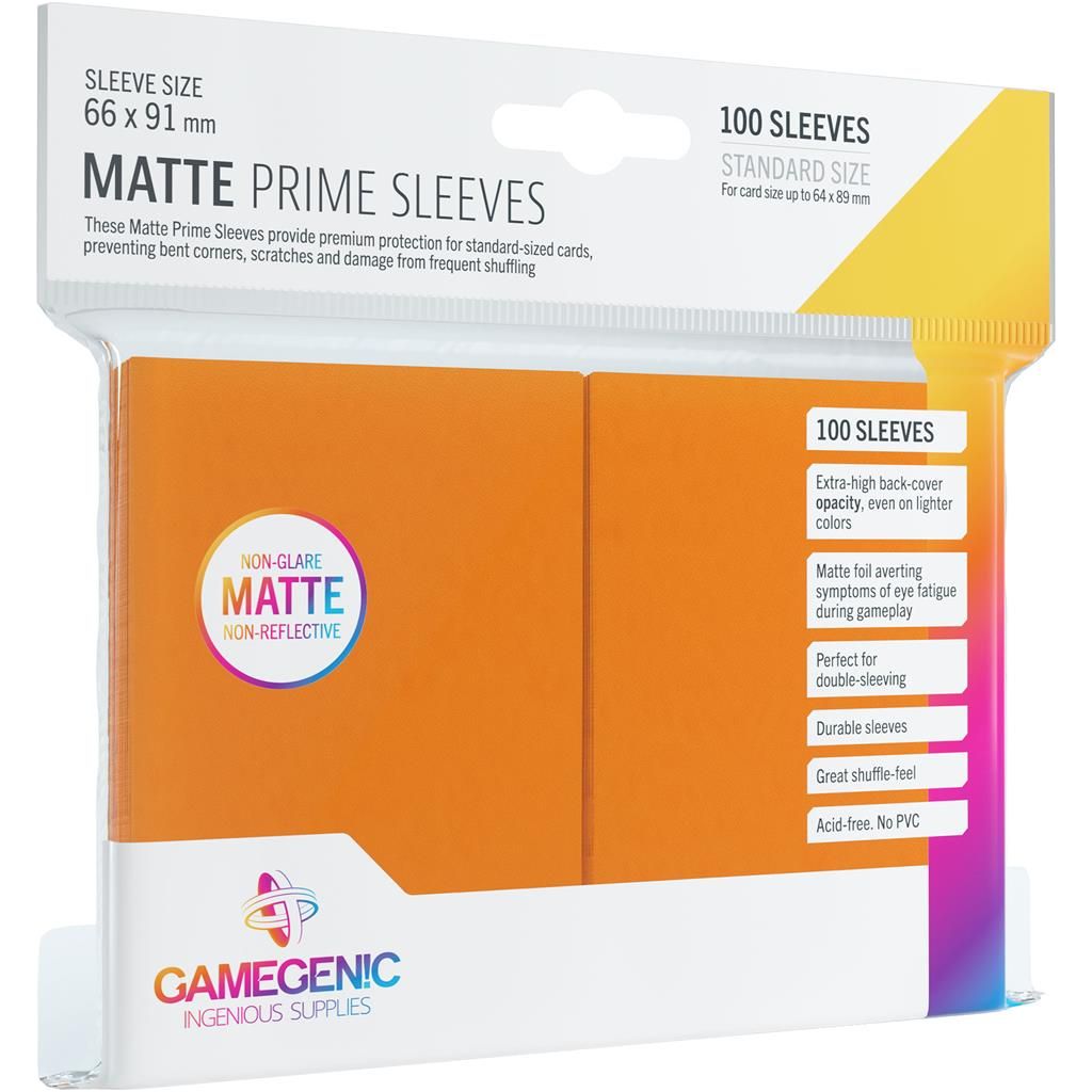 Gamegenic PRIME Matte Sleeves - 100 Pack