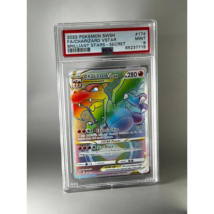 Charizard V Star (Secret) - PSA 9 - Brilliant Stars