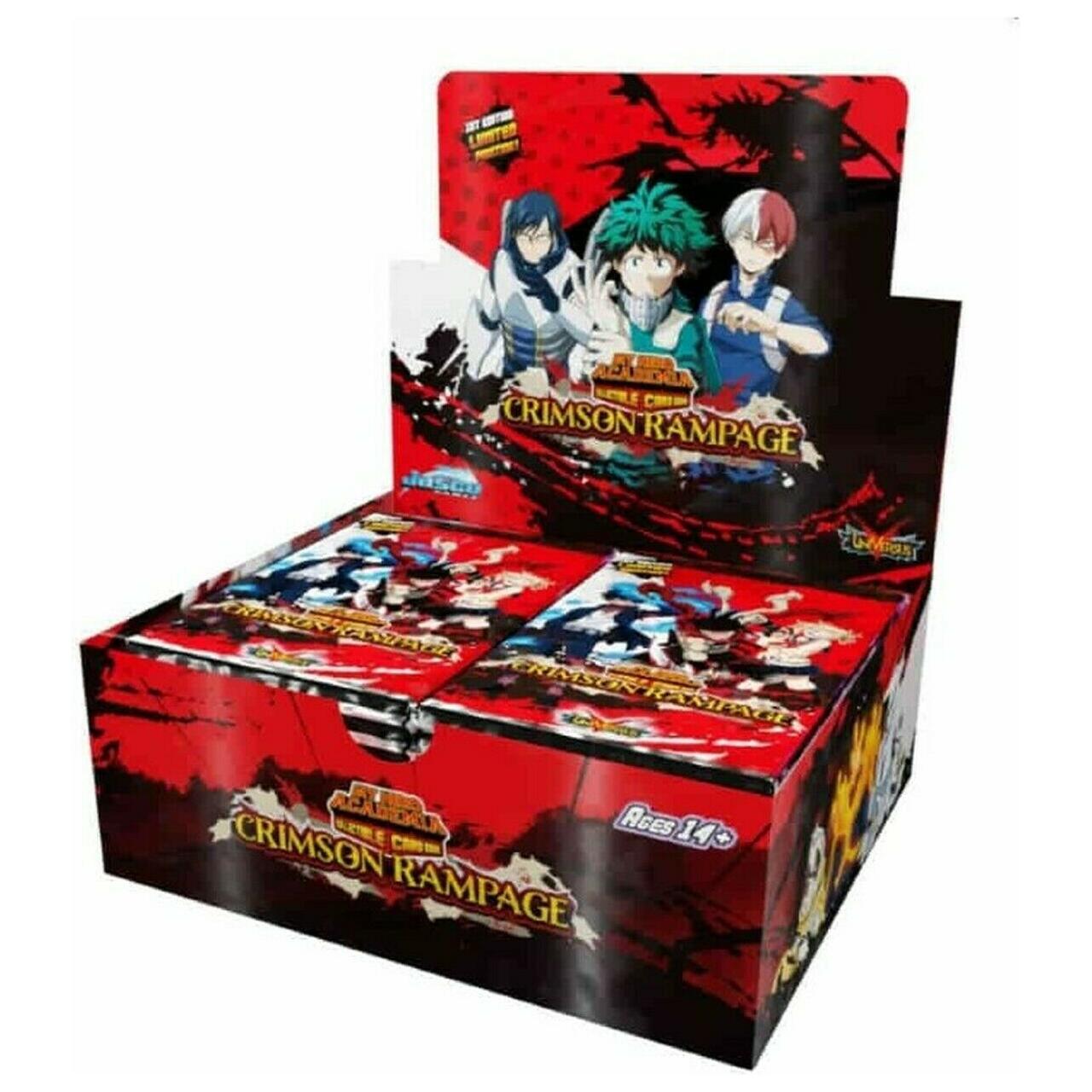 Crimson Rampage 1st Edition Booster Box - My Hero Academia